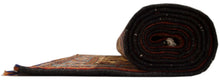 Carica l'immagine nel visualizzatore di Gallery, 200x75 CM Tappeto Autentico Originale Annodato a Mano Con Certificato
