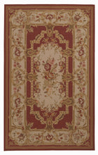 Carica l'immagine nel visualizzatore di Gallery, Aubusson Mezzopunto Classico Floreale Francia Design - 152x91 Cm
