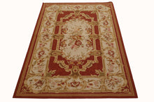 Lade das Bild in den Galerie-Viewer, Aubusson Mezzopunto Classico Floreale Francia Design - 152x91 Cm
