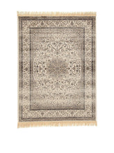 Load image into Gallery viewer, Tappeti Farshian Tappeto Caucasian, Viscosa, Avorio, 190 x 140
