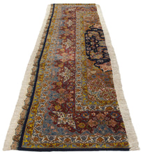 Carica l&#39;immagine nel visualizzatore di Gallery, Tappeto Autentico Originale Annodato a Mano Con Certificato 300x85 CM
