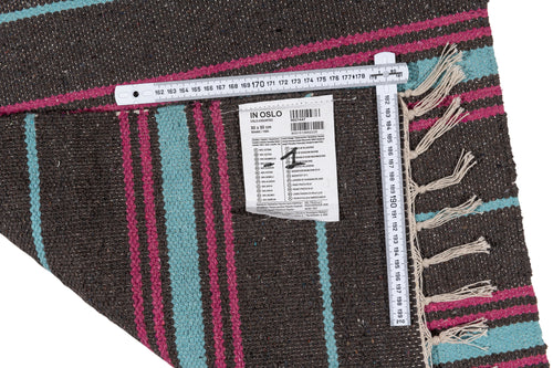 (Machine washable 30°) Kilim Original Authentic Hand Made 80x50 CM