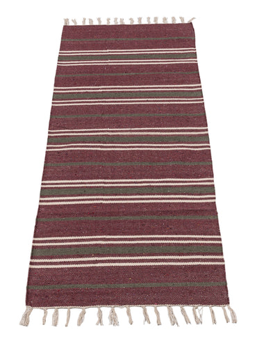 (Machine washable 30°) Kilim Original Authentic Hand Made 140x57 CM
