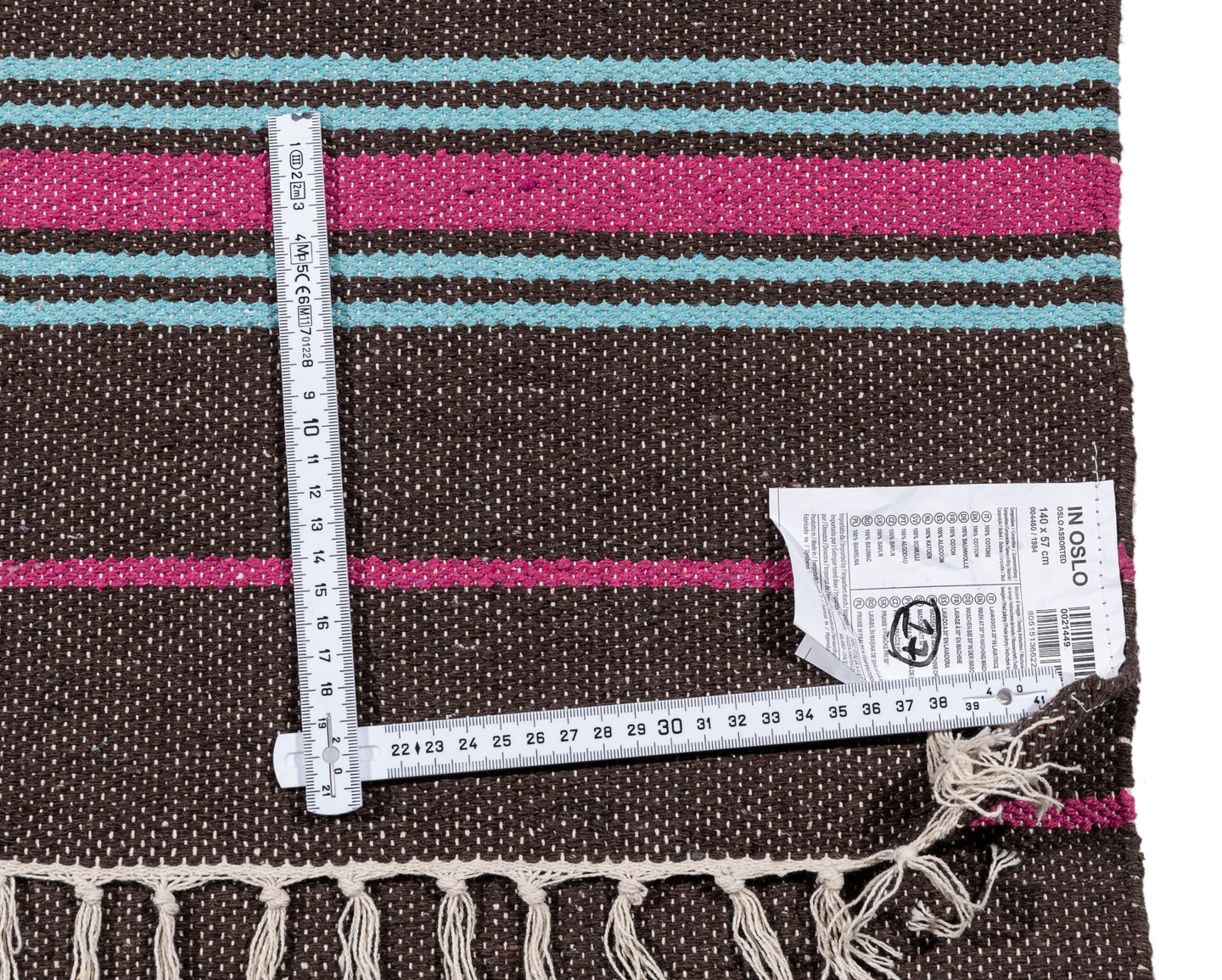 (Machine washable 30°) Kilim Original Authentic Hand Made 140x57 CM