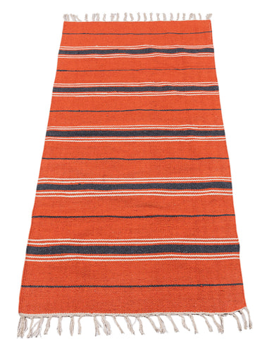 (Machine washable 30°) Kilim Original Authentic Hand Made 140x57 CM