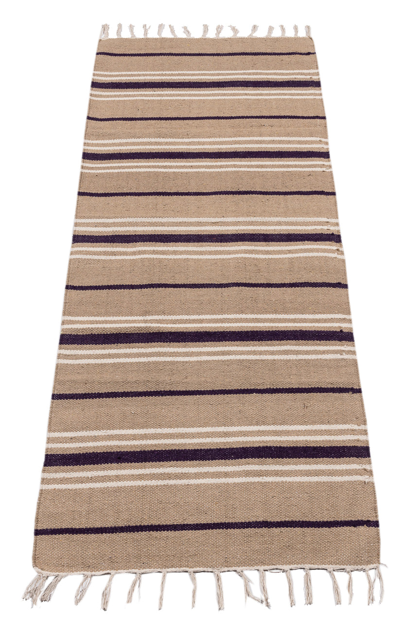 (Machine washable 30°) Kilim Original Authentic Hand Made 140x57 CM
