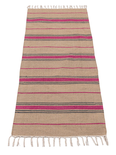 (Machine washable 30°) Kilim Original Authentic Hand Made 140x57 CM