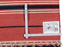 Carica l&#39;immagine nel visualizzatore di Gallery, (Machine washable 30°) Kilim Original Authentic Hand Made 140x57 CM
