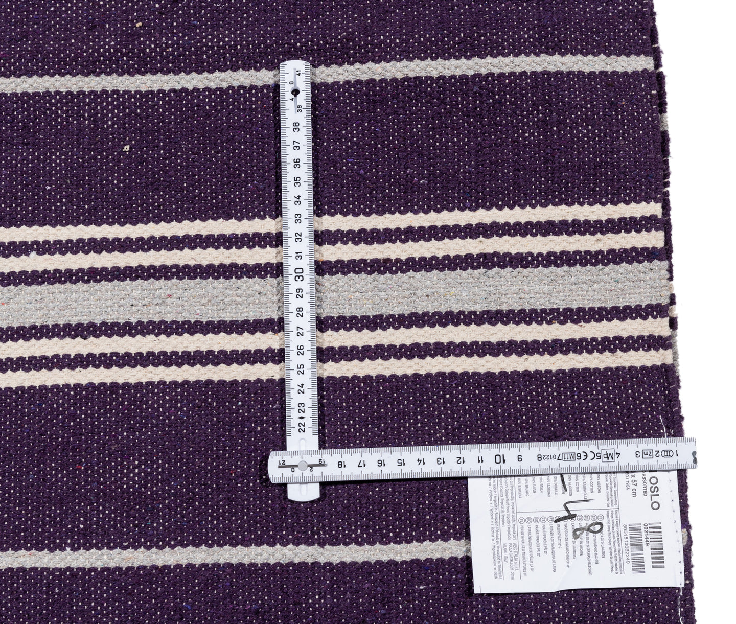 (Machine washable 30°) Kilim Original Authentic Hand Made 140x57 CM