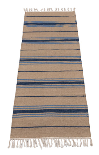 (Machine washable 30°) Kilim Original Authentic Hand Made 140x57 CM