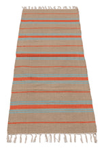 Carica l&#39;immagine nel visualizzatore di Gallery, (Machine washable 30°) Kilim Original Authentic Hand Made 140x57 CM
