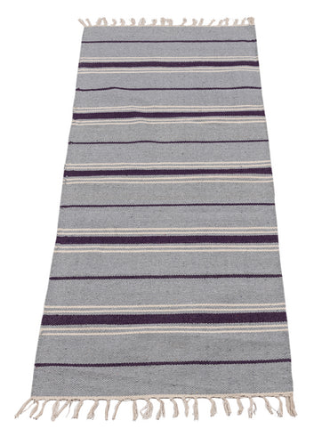 (Machine washable 30°) Kilim Original Authentic Hand Made 140x57 CM