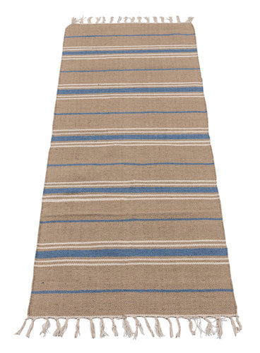 (Machine washable 30°) Kilim Original Authentic Hand Made 140x57 CM