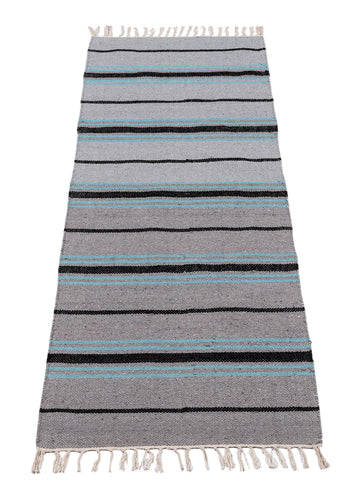 (Machine washable 30°) Kilim Original Authentic Hand Made 140x57 CM