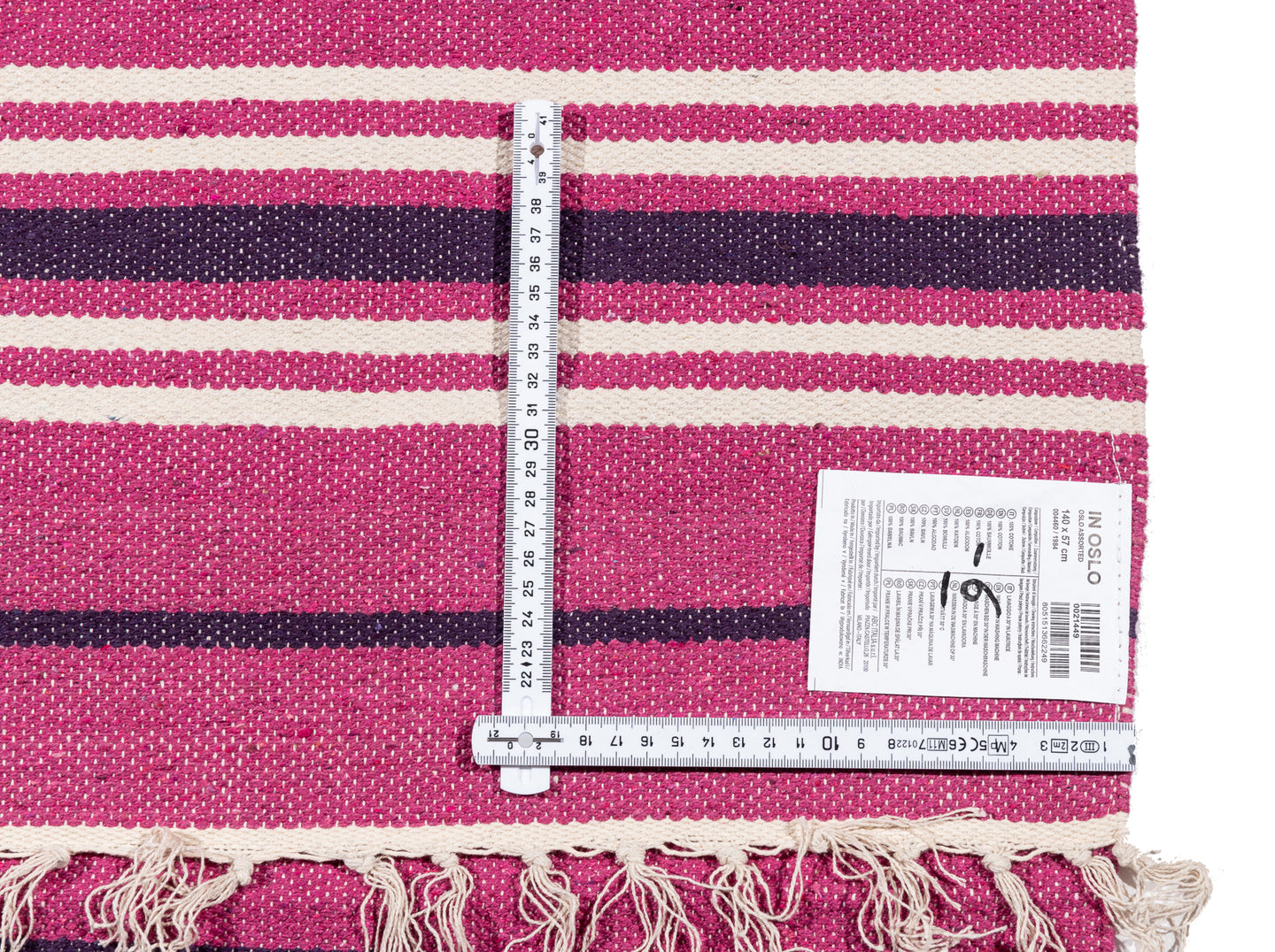 (Machine washable 30°) Kilim Original Authentic Hand Made 140x57 CM