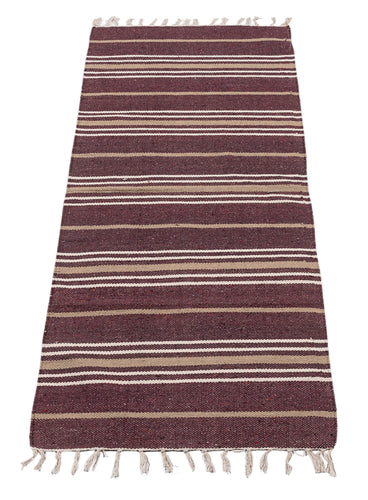 (Machine washable 30°) Kilim Original Authentic Hand Made 140x57 CM
