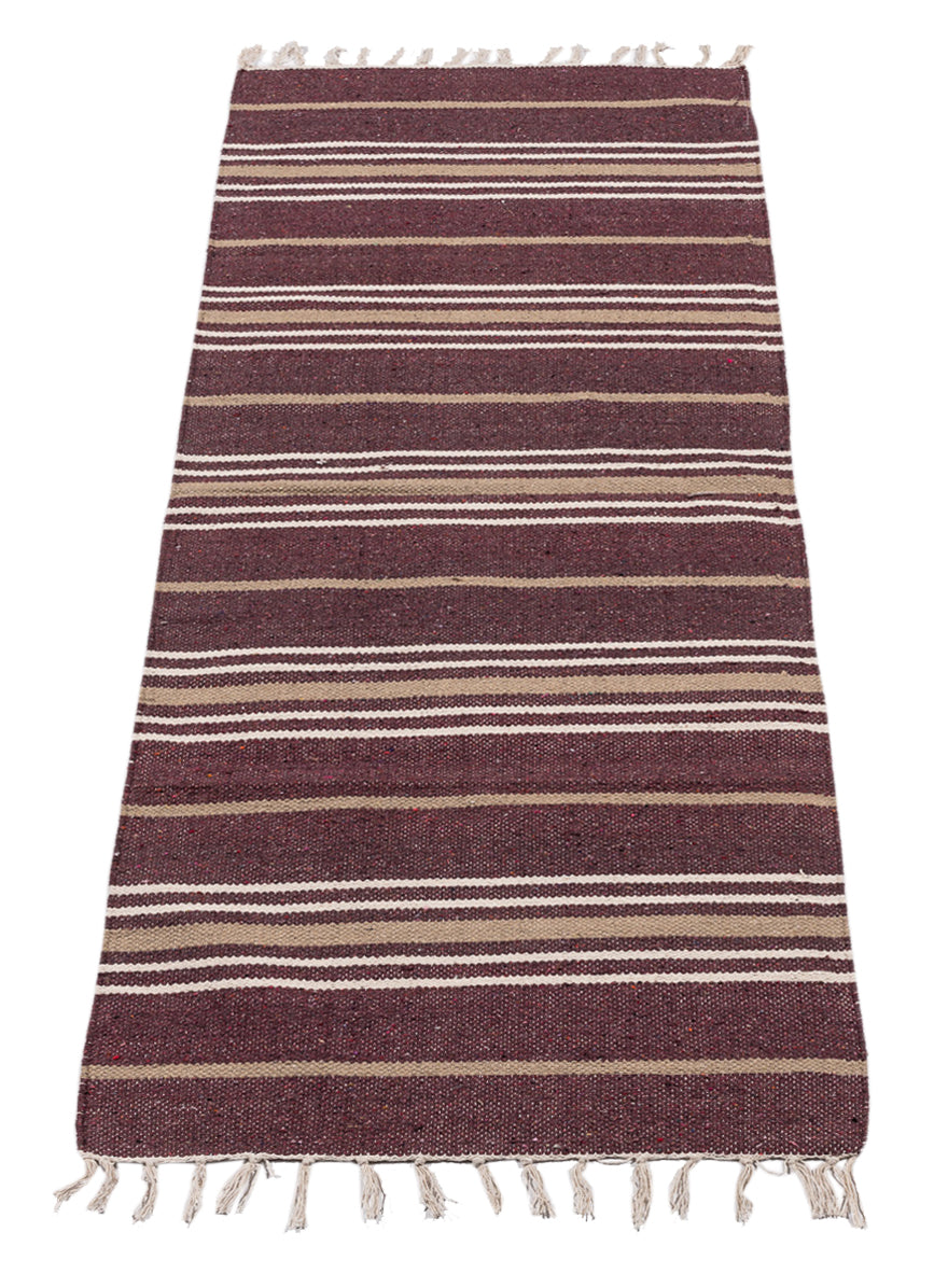 (Machine washable 30°) Kilim Original Authentic Hand Made 140x57 CM