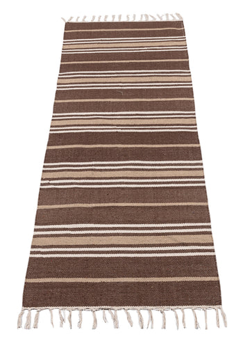 (Machine washable 30°) Kilim Original Authentic Hand Made 140x57 CM