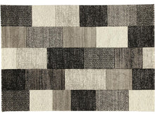 Carica l&#39;immagine nel visualizzatore di Gallery, Tappeto Moderno RAY GREY BLACK A 200X57 (Galleriafarah1970)
