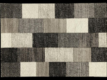 Carica l&#39;immagine nel visualizzatore di Gallery, Tappeto Moderno RAY GREY BLACK A 200X57 (Galleriafarah1970)
