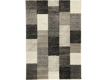 Carica l&#39;immagine nel visualizzatore di Gallery, Tappeto Moderno RAY GREY BLACK A 200X57 (Galleriafarah1970)
