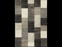 Carica l&#39;immagine nel visualizzatore di Gallery, Tappeto Moderno RAY GREY BLACK A 200X57 (Galleriafarah1970)
