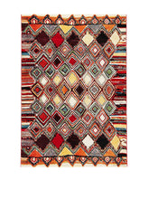 Lade das Bild in den Galerie-Viewer, Tappeto ghiaccio/nero 133 x 190 cm AMIRA 2
