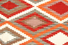 Lade das Bild in den Galerie-Viewer, ABC Kilim Zagros Tappeto, Rosso/Arancione/Multicolore, 230x160
