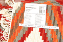 Load image into Gallery viewer, ABC Kilim Zagros Tappeto, Rosso/Arancione/Multicolore, 230x160
