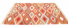 Load image into Gallery viewer, ABC Kilim Zagros Tappeto, Rosso/Arancione/Multicolore, 230x160

