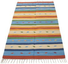 Carica l&#39;immagine nel visualizzatore di Gallery, HAND MAD Milan KILIM COTTON 60x40 CM
