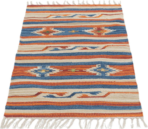 150x90 CM Kilim Original, authentisch handmade Cotton