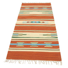 Carica l'immagine nel visualizzatore di Gallery, 140x70 CM Kilim Original, authentisch handmade Cotton
