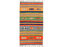 Carica l'immagine nel visualizzatore di Gallery, Kilim Original, authentisch handmade Cotton 140x70 CM (Galleriafarah1970)
