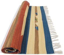 Carica l'immagine nel visualizzatore di Gallery, 140x70 CM Kilim Original, authentisch handmade Cotton
