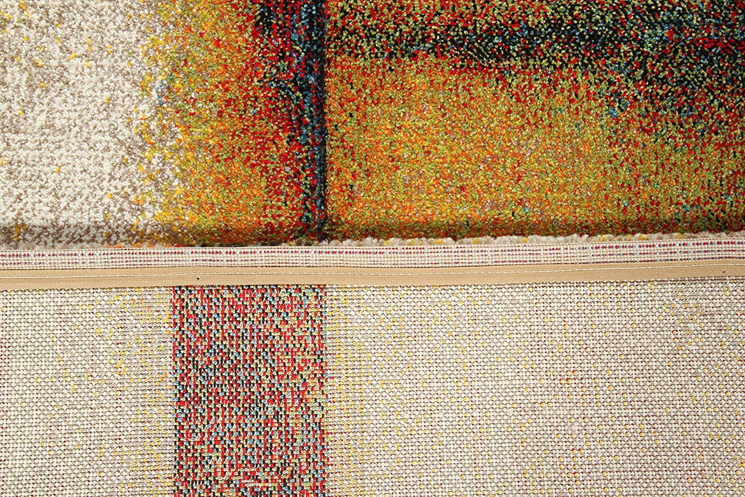 Tappeto Moderno Di Design Tappeto Colorato A Pennellate Nuovo, Dimensi –  Galleria Farah 1970