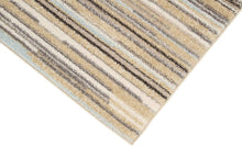 Carica l'immagine nel visualizzatore di Gallery, Tappeto Moderno SOAVE STRIPE CREAM/BLUE 120X60 (Galleriafarah1970)

