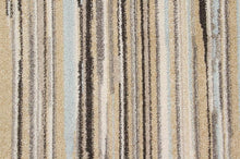 Carica l'immagine nel visualizzatore di Gallery, Tappeto Moderno SOAVE STRIPE CREAM/BLUE 120X60 (Galleriafarah1970)
