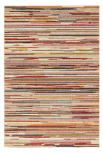 Carica l'immagine nel visualizzatore di Gallery, SOAVE STRIPE CREAM/TERRA 190X133 CM
