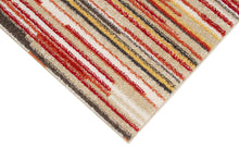 Carica l'immagine nel visualizzatore di Gallery, SOAVE STRIPE CREAM/TERRA 190X133 CM
