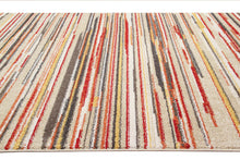 Carica l'immagine nel visualizzatore di Gallery, SOAVE STRIPE CREAM/TERRA 190X133 CM

