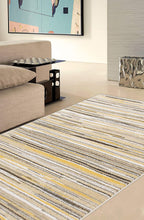 Carica l&#39;immagine nel visualizzatore di Gallery, SOAVE STRIPE CREAM/YELLOW 190X133
