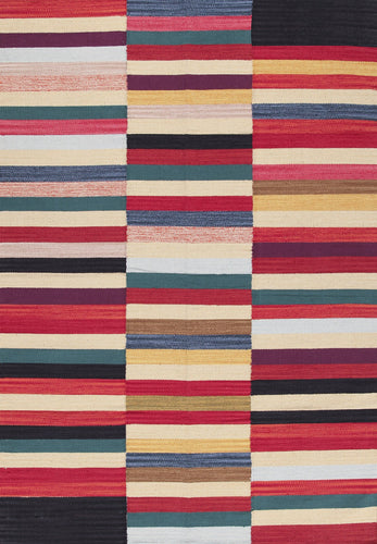Galleria Farah1970 - 230x160 CM Kilim Autentico, Originale e Fatto a Mano Ideale Per la Sala , Salotto , Ufficio , Seconda casa e la cucina (Lavabile In Lavatrice)
