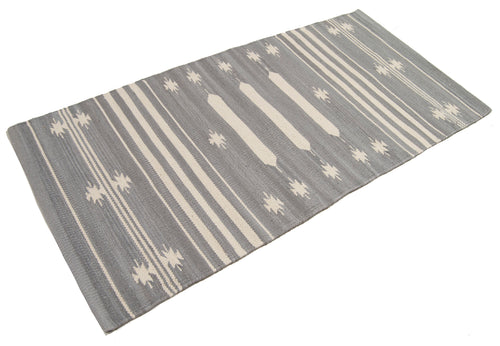 120x60 CM Autentik Kilim Kelem Original Hand Made MOERN STYL