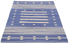 Lade das Bild in den Galerie-Viewer, Galleria Farah1970 - 200x140 CM Kilim Autentico, Originale e Fatto a Mano Ideale Per la Sala , Salotto , Ufficio , Seconda casa e la cucina (Lavabile In Lavatrice)
