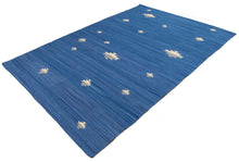 Lade das Bild in den Galerie-Viewer, Galleria Farah1970 - 200x140 CM Kilim Autentico, Originale e Fatto a Mano Ideale Per la Sala , Salotto , Ufficio , Seconda casa e la cucina (Lavabile In Lavatrice)
