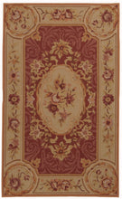 Lade das Bild in den Galerie-Viewer, 152x91 CM Aubusson Mezzopunto Classico Floreale Francia Design
