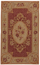 Carica l&#39;immagine nel visualizzatore di Gallery, 152x91 CM Aubusson Mezzopunto Classico Floreale Francia Design
