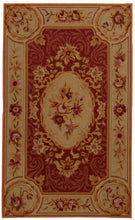 Carica l&#39;immagine nel visualizzatore di Gallery, 152x91 CM Aubusson Mezzopunto Classico Floreale Francia Design
