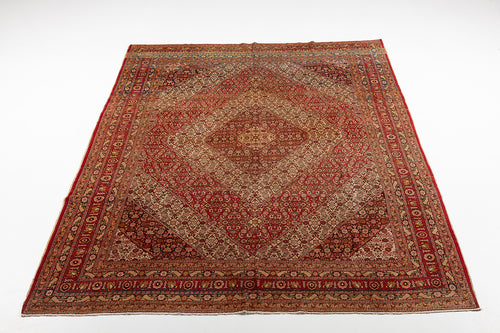 Capolavoro Antico Tappeto Haji Jalili Tabriz Tappeto Autentico 370x287 CM 